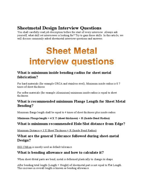 sheet metal questions|solidworks sheet metal interview questions.